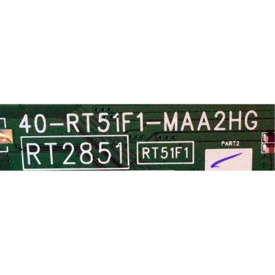 MAIN ORIGINAL PARA TV TCL HD ANDROID TV / NUMERO DE PARTE 08-RT51F07-MA200AA / 40-RT51F1-MAA2HG / 08-RT51F07-MA300AA / RT2851 / RT51F1 / V8-R851T10-LF / PANEL LVW32NDEL CJ9W35 V1 / MODELO 32S330 - Imagen 3